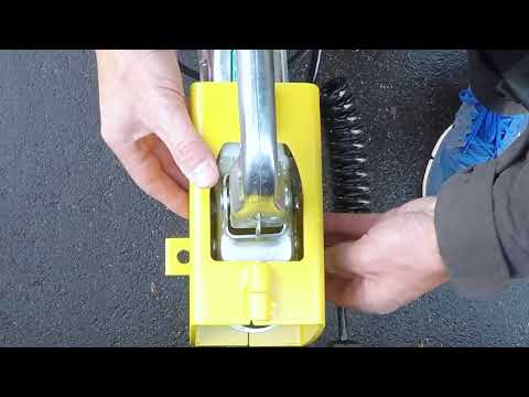 Montering af Biltemas trailerlås (41-507)