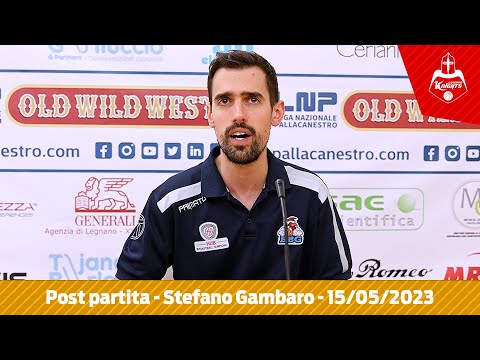 Post partita Legnano - Gallarate Gara1 | Stefano Gambaro del 15/05/2023