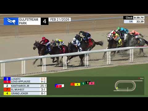 Gulfstream Park February 21, 2026 Race 4
