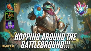 HOPPING AROUND THE BATTLE GROUND!!! - Bacchus Support Deity Smite 2 Scrims