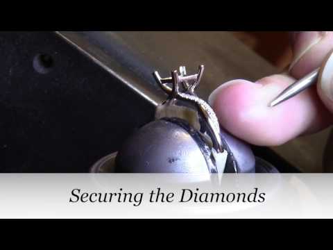 MAKING A PRINCESS CUT DIAMOND ENGAGEMENT RING | Watch As I Make Angela's Diamond Ring
