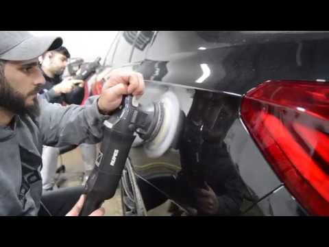 Paint Correction & Ceramic Coating on a destroyed black BMW 750LI!!