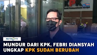 Download lagu Mundur dari KPK, Febri Diansyah: KPK Sudah Berubah mp3