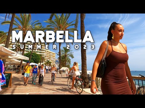 Marbella Spain Lovely City Summer 2023 September Update Costa del Sol | Málaga [4K 60fps]