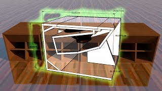 ซับวูฟเฟอร์ขนาด 15 &quot;แบบพับได้พร้อมการวัด