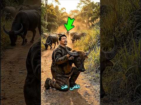 تنكر بزي جاموس والنهاية غير متوقعة 🐃😱