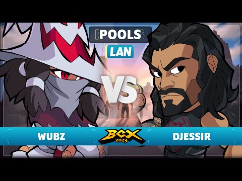 Wubz vs Djessir - Pools - Brawlhalla World Championship 2023 - LAN 1v1