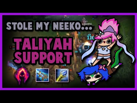 Taliyah Support is busted in high elo -- Diamond 1 Gameplay