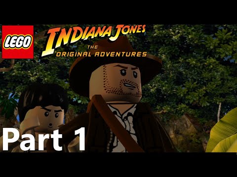 LEGO Indiana Jones: The Original Adventures Walkthrough Gameplay No Commentary Part 1 - Lost Temple