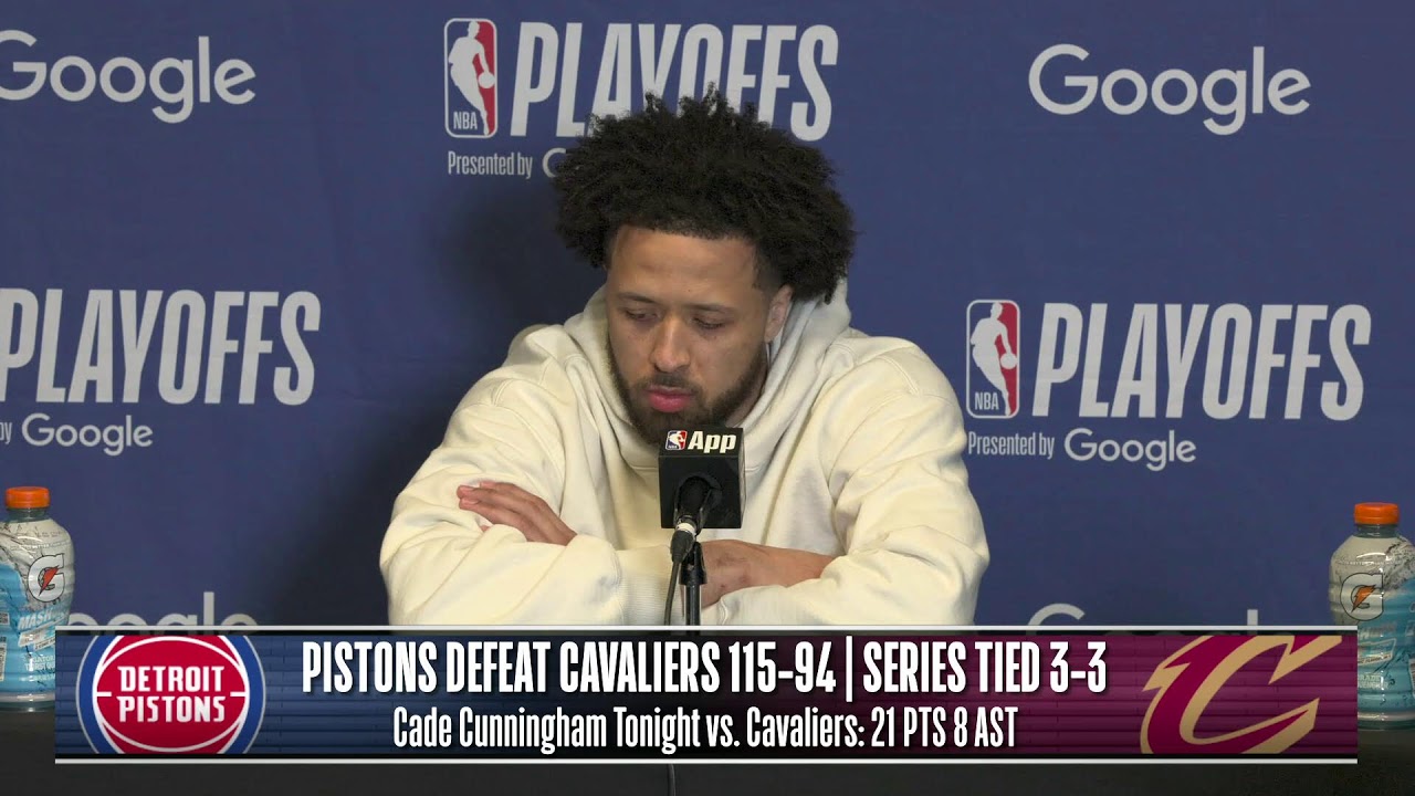 Detroit Pistons vs. Cleveland Cavaliers | Game 6 Postgame Media Availability