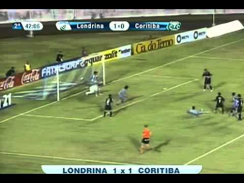 Londrina 1 x 1 Coritiba - Gols - Campeonato Paranaense 2012