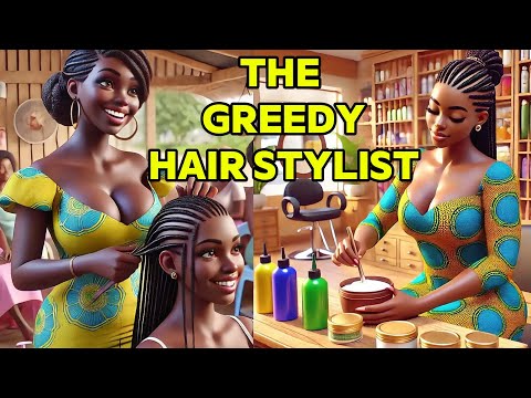 THE GREEDY HAIRSTYLIST #africanfolktales #tales #storytime 