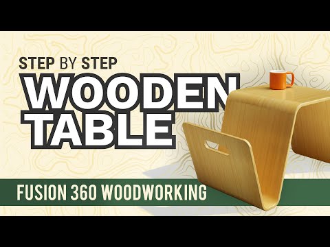 How to Sweep a Wooden Side Table in Fusion 360 — Fusion 360 for Woodworkers