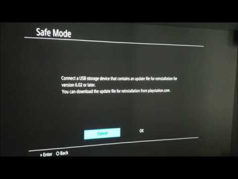 How to Reinstall System Software on PS4