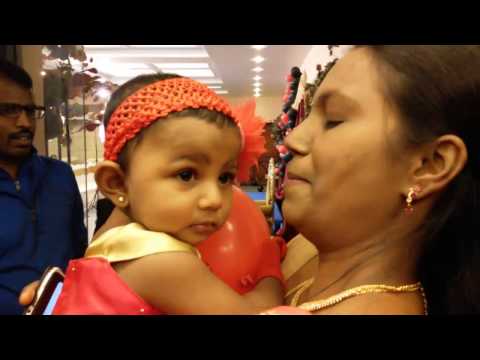 navisha first  birthday 2017