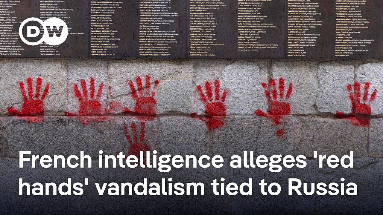 France imprisons four suspects in 'red hands' desecration of Jewish memorial claims ties to Russia