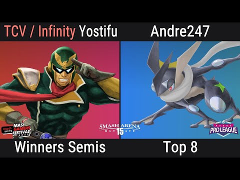 SAU15: Winners Semis - TCV| Infinity| Yostifu (Cap. Falcon) Vs. Andre247 (Greninja)
