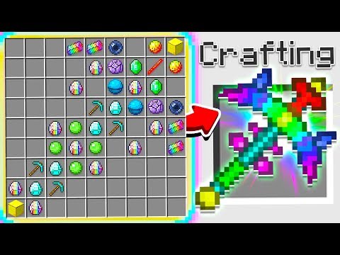 HOW TO CRAFT A $100,000 RAINBOW PICKAXE! *OVERPOWERED 