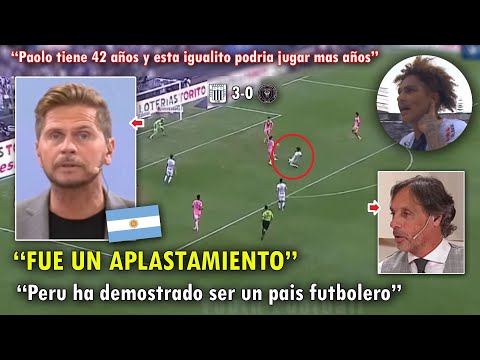 "PAOLO IS ENDLESS" ARGENTINE JOURNALISTS SURRENDER TO PAOLO GUERRERO AND ALIANZA LIMA INTER MIAMI