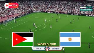 Argentina vs Jordan | World Cup 2026 Simulation | eFootball PES 21 Realistic Gameplay
