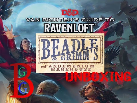 Unboxing Beadle & Grimm's Van Richten's Guide to Ravenloft, Shadowy Silver Edition