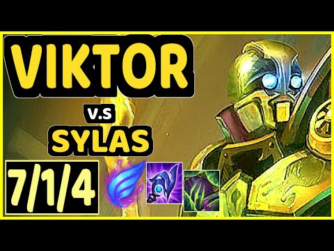 VIKTOR vs SYLAS - 7/1/4 KDA MID CHALLENGER GAMEPLAY - KR