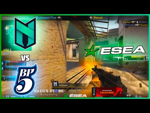 Nexus vs Budapest Five | ESEA S44 - EU - Advanced - HiGHLiGHTS | CSGO