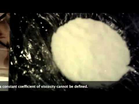 Non-Neutonian Fluid Experiment