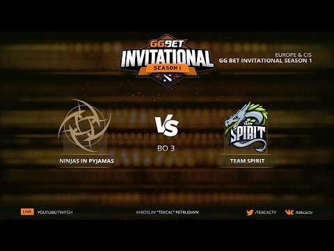 🤠 FNG vs PPD [RU] Ninjas in Pyjamas vs Team Spirit | Bo3 | GG Bet Invitational Season 1