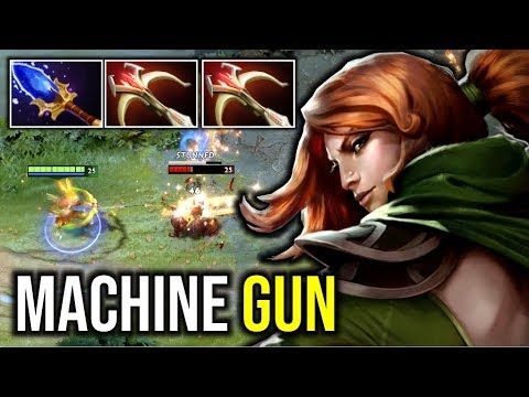 MACHINE GUN IS REAL..!! Aghanim Scepter + 2x Daedalus Windranger by Iceberg 7.22c | dota 2