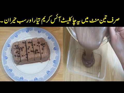 Easy Homemade Chocolate Ice Cream Recipe By Subhan Food Secrets