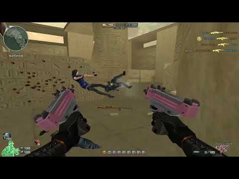 Crossfire Na: Dual Uzi Pink