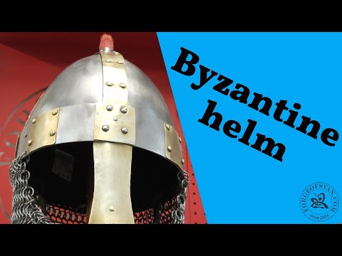 Making of Byzantine helmet