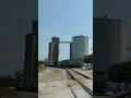 Neodesha, KS Grain Elevator, Silos & Train Cars - Railroad Crossing #grainelevator #silo #train