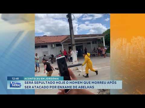 Aconteceu em Jordânia: Será sepultado hoje o homem que morreu após ser atacado por enxame de abelhas