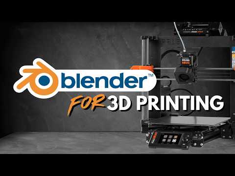 How to Design for 3D Printing in Blender - Beginner Tutorial