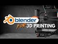 How To Design For 3D Printing In Blender Beginner Tutorial