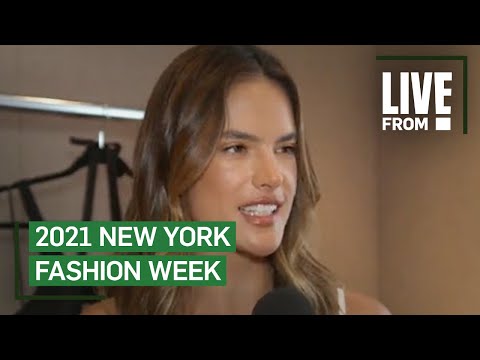 Alessandra Ambrosio Gets Fitted to Open PatBO at NYFW | E! Red Carpet & Award Shows