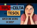 TEFL Vs CELTA Vs TESOL Which One Actually Gets You Hired In 2025