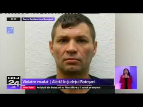 UPDATE A fost prins violatorul din Botoşani care nu s-a mai întors la închisoare