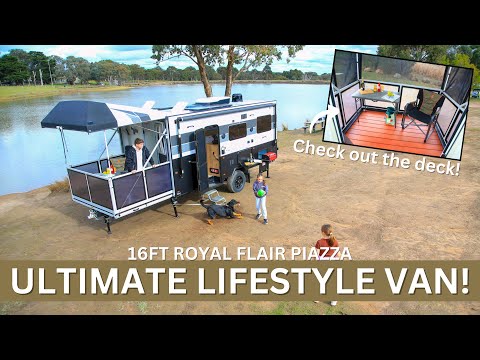 IT HAS A DECK! ULTIMATE LIFESTYLE VAN | ROYAL FLAIR PIAZZA 16FT