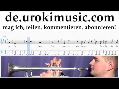 Trompete Lernen Celine Dion - Titanic - My Heart Will Go On Tabulatur Teil#2 um-b995