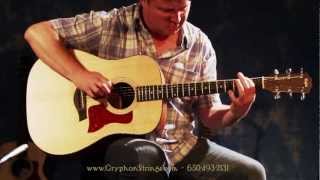 Video thumbnail for Taylor 110 Acoustic Guitar Demo by Erik Frykman by GryphonStrings