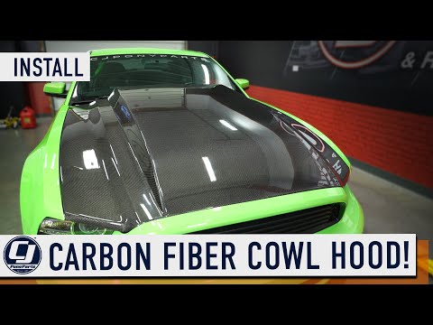 Shaving Some Serious Weight With An Anderson Composites Carbon Fiber Cowl Hood #dragrace