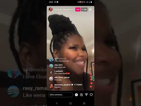 Nkosazana_Daughter explaining how scary the industry is and how Umama akekho song changed her life