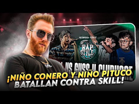 ¡NIÑO CONERO Y NIÑO PITUCO BATALLAN CONTRA SKILL! | SKILL vs CLYPHONE BEAT vs GUSS EN RAPSTYLE