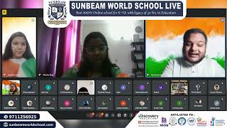 Sunbeam World School as we celebrated Independence Day with the esteemed Lt Col Jhilmil Mukherjee🎖️✨