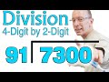 Long Division with 2-Digit Divisor | Dividing 4-Digit Numbers by 2-Digit | 4th - 5th Grade Maths