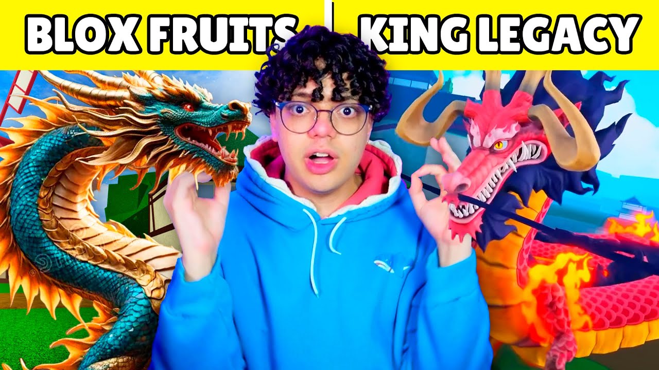 BLOX FRUITS vs KING LEGACY, QUAL TEM AS MELHORES FRUTAS?