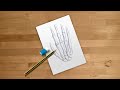 How To DRAW A SKELETON HAND Simple Guide